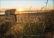 3D-Postkarte Strandkorb 