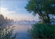 Postkarte Seestimmung im Nebel 