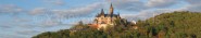 Panoramapostkarte Wernigerode Schloss 