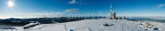 Panoramapostkarte Winterbrocken 