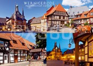 Postkarte Wernigerode Fachwerkstadt  