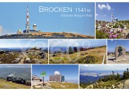 Postkarte Brocken 1141 Meter 