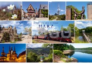 Postkarte Grüße aus dem schönen Harz 