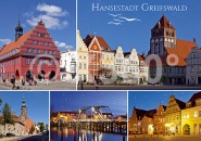 Postkarte Hansestadt Greifswald 
