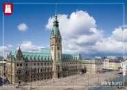 Postkarte Hamburger Rathaus 
