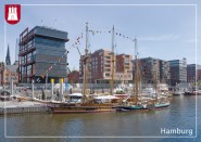 Postkarte Hafencity 