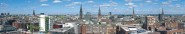Panoramapostkarte Hamburger Stadtpanorama 