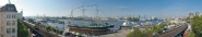 Panoramapostkarte Hafen Rickmer Rickmers 
