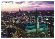 Postkarte Hamburg Im Abendlicht 