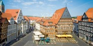 XL-Postkarte Hildesheim Marktplatz 