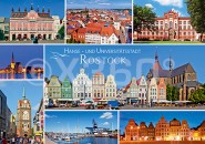 Postkarte Hanse- und Universitätsstadt Rostock 
