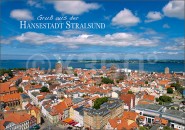 Postkarte Hansestadt Stralsund Überblick 