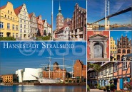 Postkarte Hansestadt Stralsund Tor zur Insel 