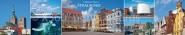 Panoramapostkarte Stralsund Impressionen 