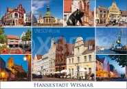 Postkarte Hansestadt Wismar UNESCO Welterbe 