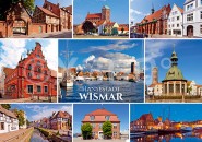 Postkarte Hansestadt Wismar Mischkarte 