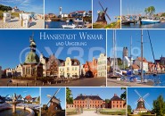 Postkarte Hansestadt Wismar und Umgebung 