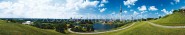 Panoramapostkarte München Olympiapark 