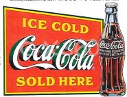 Metallmagnet Ice Cold Cola 