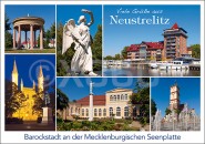 Postkarte Viele Grüße aus Neustrelitz 