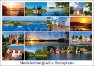 Postkarte Seenplatte 