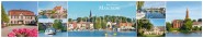 Panoramapostkarte Inselstadt Malchow Impressionen 