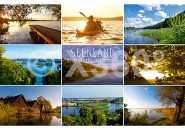 Postkarte Seenlandschaft 