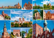 Postkarte Backsteinlland Mecklenburg Vorpommern 