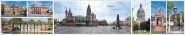 Panoramapostkarte Mainz Impressionen 