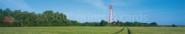 Panoramapostkarte Campener Leuchtturm 