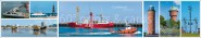 Panoramapostkarte Cuxhaven Impressionen 