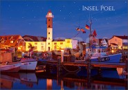 Postkarte Insel Poel Abend 