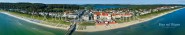 Panoramapostkarte Binz Strandpanorama 