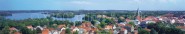 Panoramapostkarte Eutin Überblick 