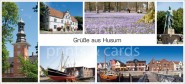 XL-Postkarte Husum Impressionen 