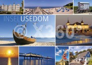 Postkarte Insel Usedom 