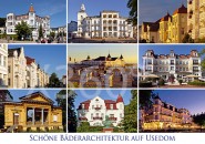 Postkarte Schöne Bäderarchitektur Insel Usedom 