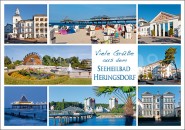 Postkarte Grüße Seeheilbad Heringsdorf 