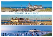Postkarte Seebrücke Ahlbeck  