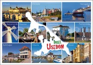 Postkarte Insel Usedom 