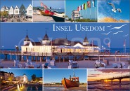 Postkarte Insel Usedom 