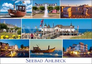Postkarte Seebad Ahlbeck 