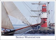 Postkarte Seebad Warnemünde 