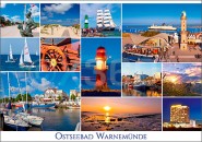 Postkarte Warnemünde Mischkarte 