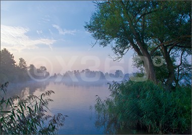 Postkarte Seestimmung im Nebel 