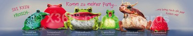 Panoramapostkarte Sei kein Frosch 