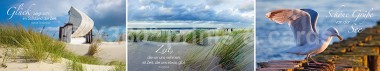 Panoramapostkarte Schöne Grüße von der See 
