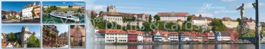 Panoramapostkarte Meersburg 