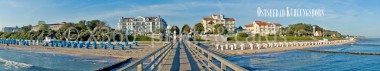 Panoramapostkarte Kühlungsborn Strandpromenade 