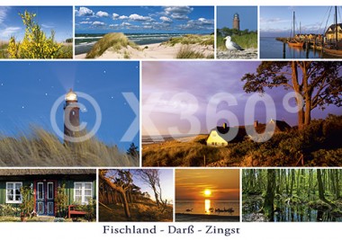 Postkarte Fischland Darß Zingst 